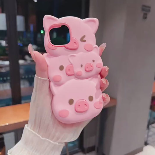CUSTOM ODM/OEM 3D PVC Mobile Phone Cases Cute Mobile Phone Silicone Case With Your Own Logo